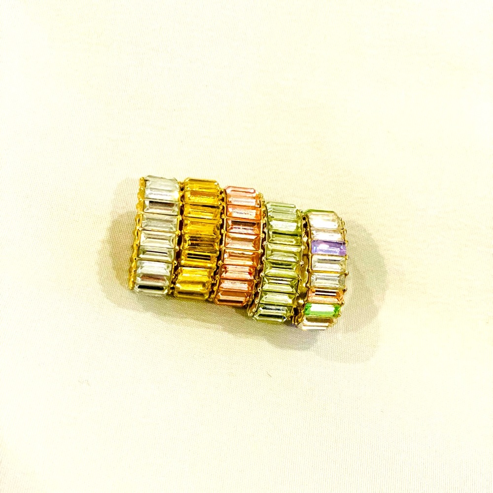 Baublebar rings.. 5 colors. Size 8- Alidia large.
